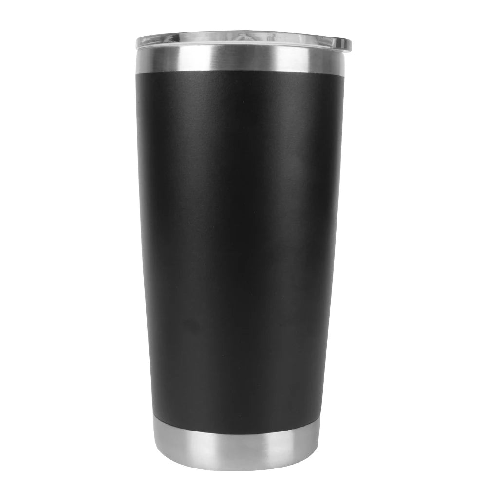 Tumbler 20oz Thermal Mug With Lids Drinkware With Lids Stainless Steel Water Bottle Vacuum Insulated Leakproof Beer Cups