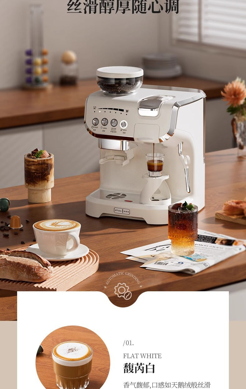 Multifunctional capsule coffee machine