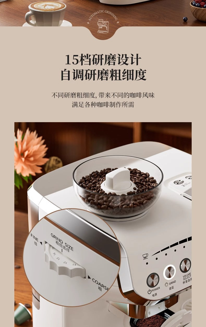 Multifunctional capsule coffee machine