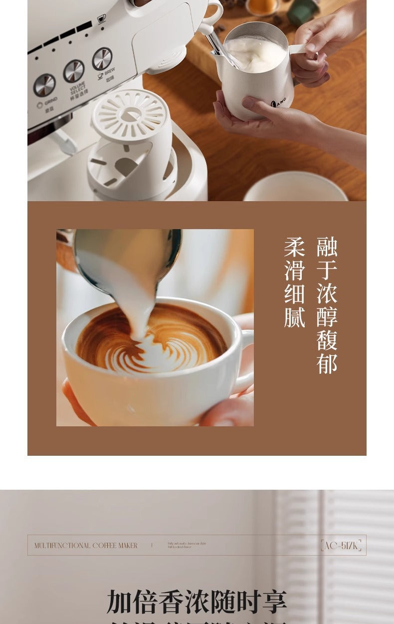 Multifunctional capsule coffee machine