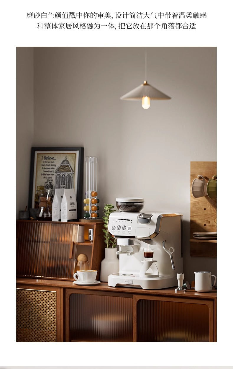 Multifunctional capsule coffee machine