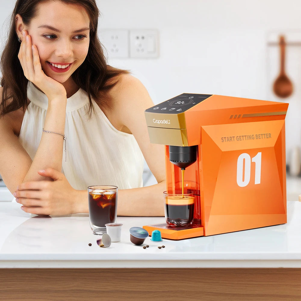 multi capsule espresso machine 19Bar Coffee machine 4IN1  Pod coffee machine DG NS k-cup Powder