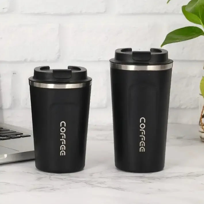 Coffee Tumbler  Double Wall Stainless Steel Insulated Travel Mug for Hot  Cold Drinks Sleek Design  Portable Outdoor Cup