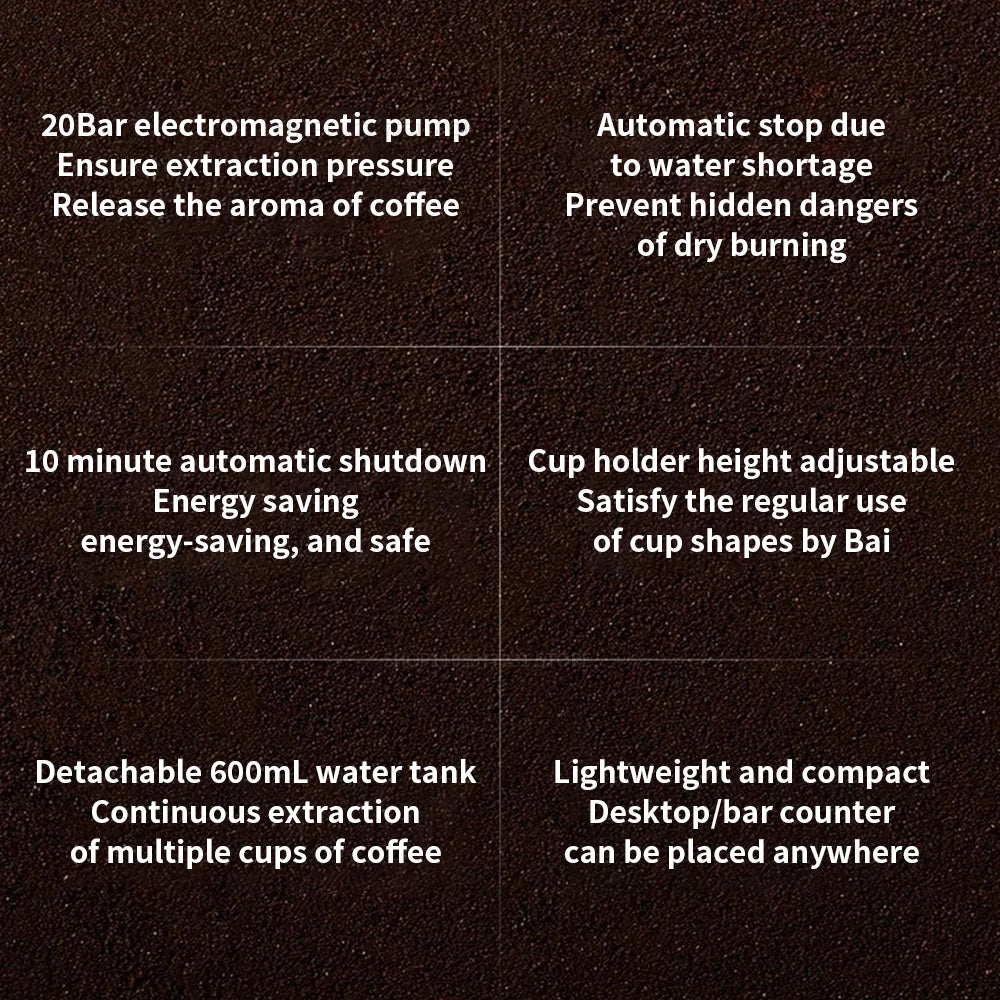New Xiaomi Mijia Capsule Coffee Machine N1 Coffee Maker S1301 Small Size 10mins Automatic Shutdown Espresso Cafe Food Processor