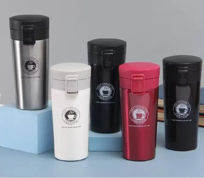 Coffee Tumbler  Double Wall Stainless Steel Insulated Travel Mug for Hot  Cold Drinks Sleek Design  Portable Outdoor Cup