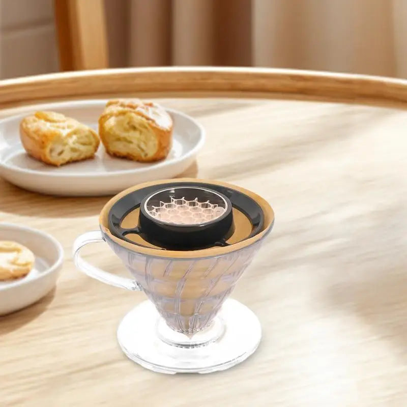Drip Assist For Pour Over Coffee Coffee Pourover Drip Accessories Even Brewing Cone Filter Accessories With Precision Structure