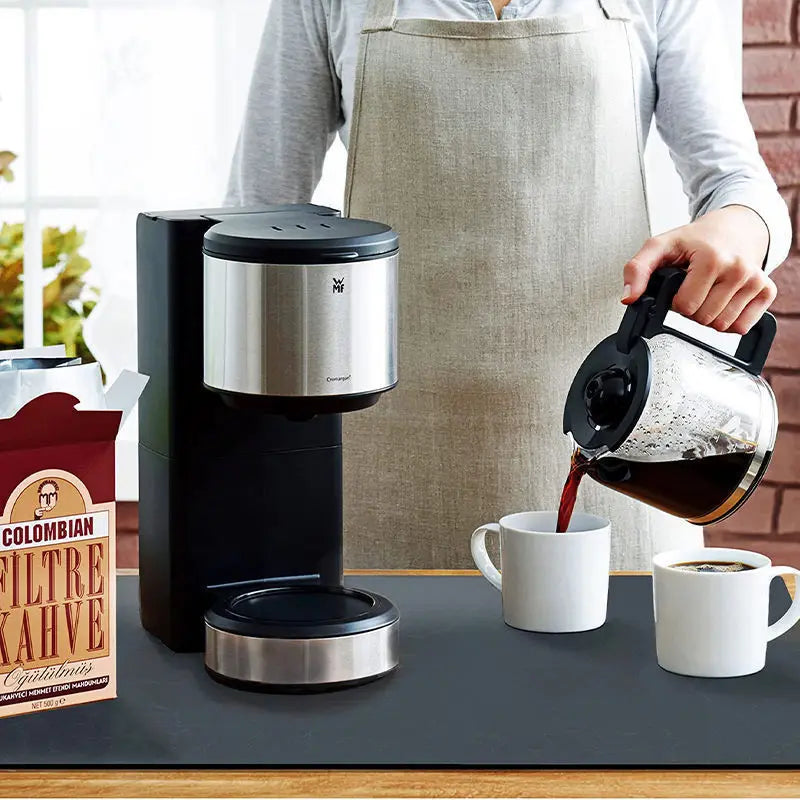 Coffee Mat - Coffee Bar Mat for Countertops | Coffee Bar Accessories Fit Under Coffee Maker Machine | Absorbent Hide Stain Rubbe
