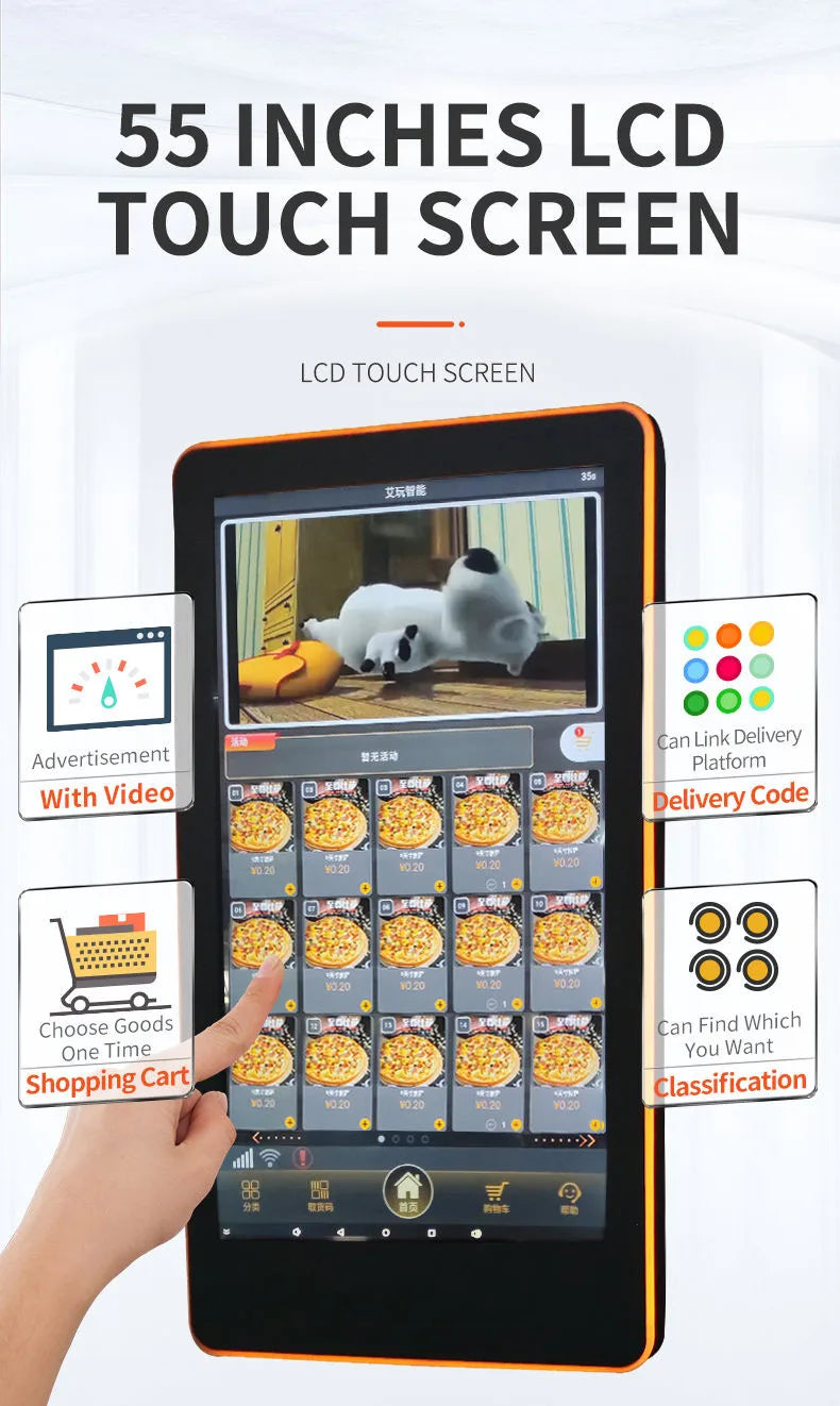 Pizza Cone Vending Machine For Sale Pizza And Sandwich Cooking Vending Machines Credit Card Vending Machine