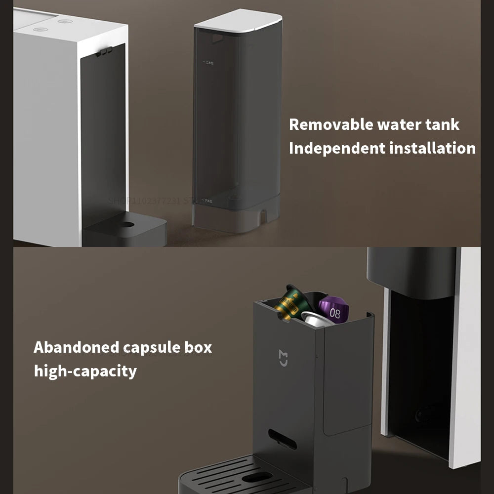 New Xiaomi Mijia Capsule Coffee Machine N1 Coffee Maker S1301 Small Size 10mins Automatic Shutdown Espresso Cafe Food Processor