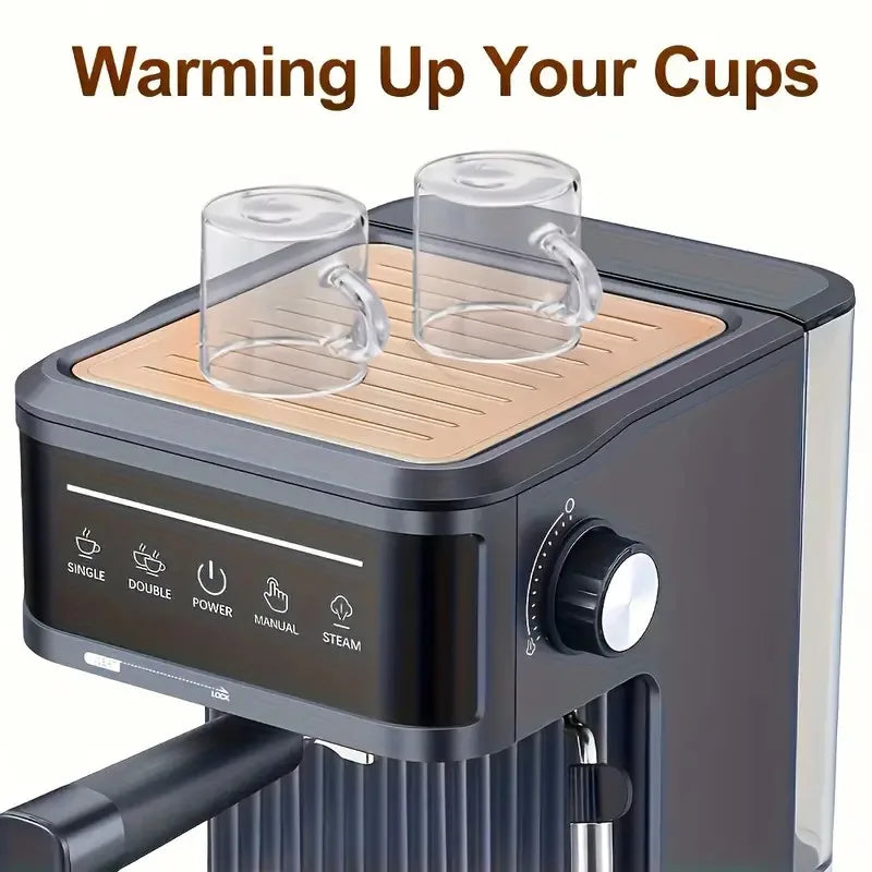 Electric Italian Coffee Machine 20 Bar Professional Expresso Coffee Maker Automatic Semi Automatic Expresso Cappuccino Hot Water