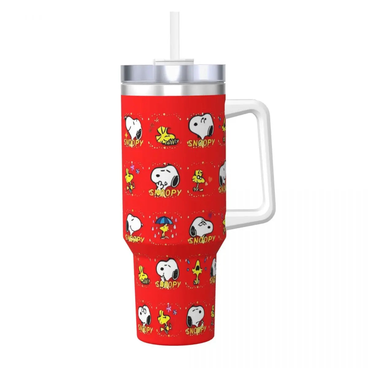 Tumbler Hot Drinks Water Bottle Portable Stainless Steel Coffee Mug A Peanuts Graphic Travel Mugs Cup