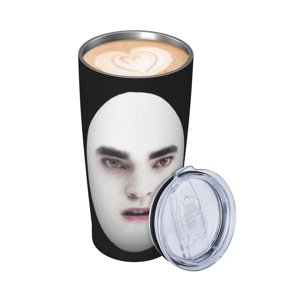 The Twilight Saga Movie Insulated Tumbler with Straws Stainless Steel Thermal Mug Outdoor Travel Thermos Bottle Cup