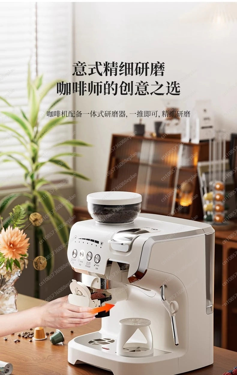 Multifunctional capsule coffee machine