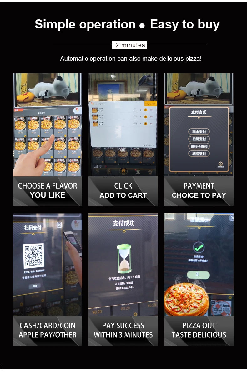Pizza Cone Vending Machine For Sale Pizza And Sandwich Cooking Vending Machines Credit Card Vending Machine