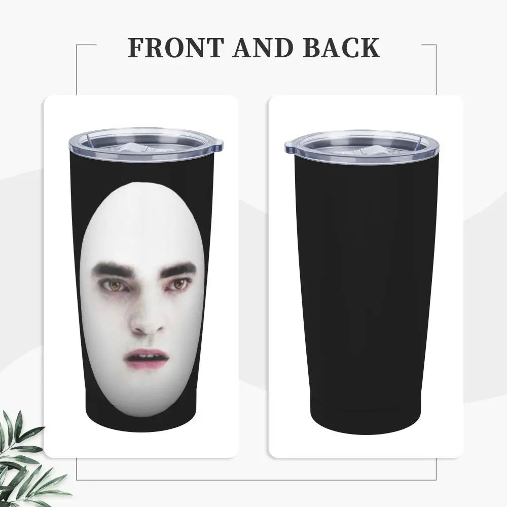The Twilight Saga Movie Insulated Tumbler with Straws Stainless Steel Thermal Mug Outdoor Travel Thermos Bottle Cup