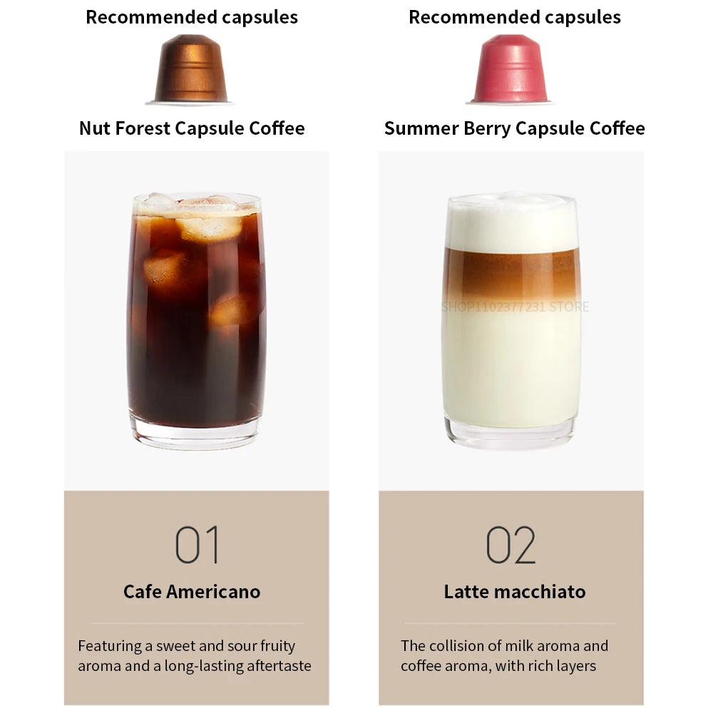 New Xiaomi Mijia Capsule Coffee Machine N1 Coffee Maker S1301 Small Size 10mins Automatic Shutdown Espresso Cafe Food Processor