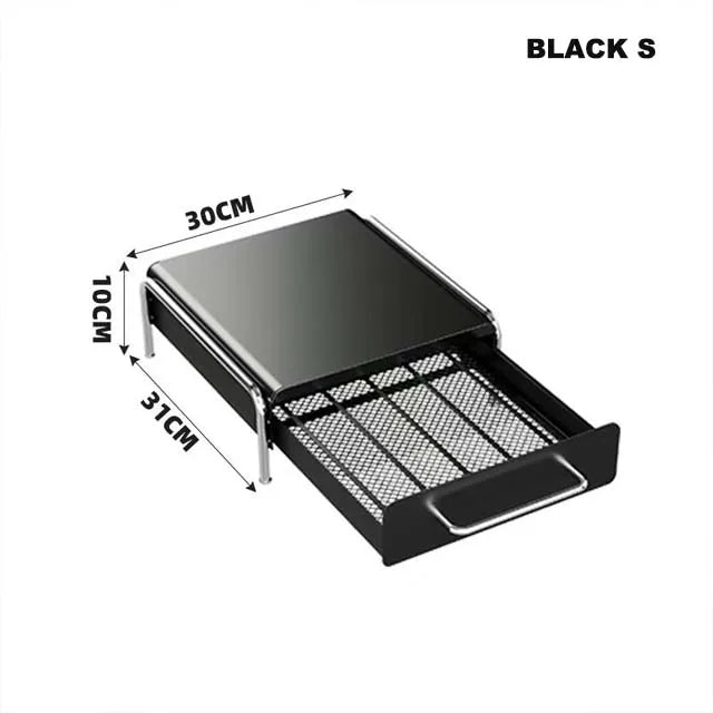 Coffee Organizer Coffee Machine Base Desktop Water Bar Countertop  Tea Bag Capsule Drawer Storage Shelf Cutlery Storage Cabinet