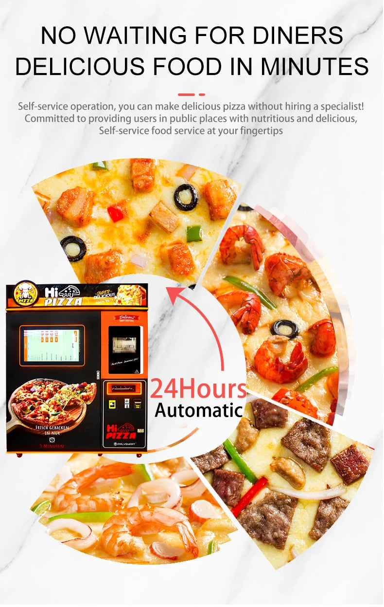 Pizza Cone Vending Machine For Sale Pizza And Sandwich Cooking Vending Machines Credit Card Vending Machine