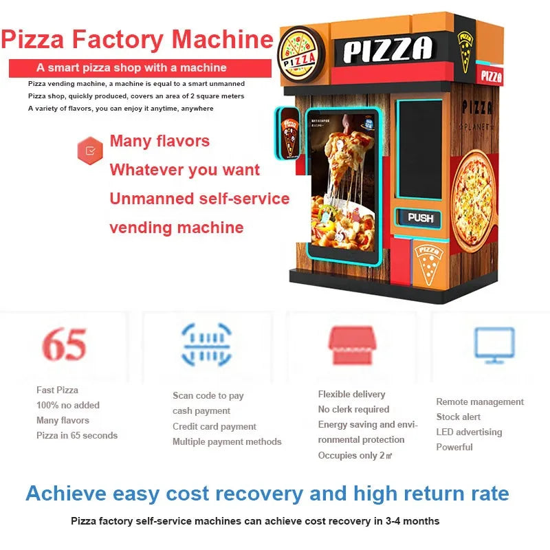 Pizza Cone Vending Machine For Sale Pizza And Sandwich Cooking Vending Machines Credit Card Vending Machine
