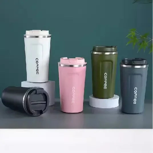 Coffee Tumbler  Double Wall Stainless Steel Insulated Travel Mug for Hot  Cold Drinks Sleek Design  Portable Outdoor Cup