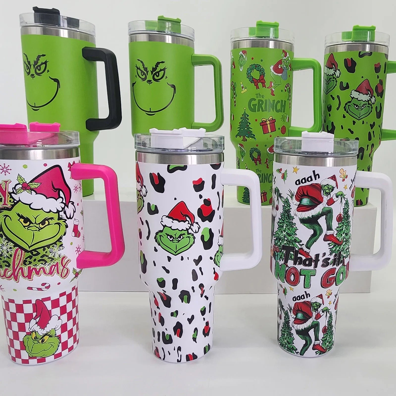 Christmas Tumbler 40 Oz Merry Christmas Tumbler With Handle And Straw 40oz Tumbler Maintains Cold Heat And Ice For Hours