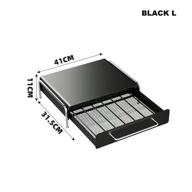 Coffee Organizer Coffee Machine Base Desktop Water Bar Countertop  Tea Bag Capsule Drawer Storage Shelf Cutlery Storage Cabinet