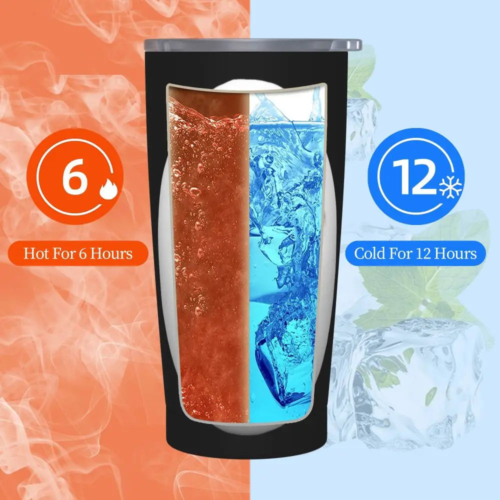 The Twilight Saga Movie Insulated Tumbler with Straws Stainless Steel Thermal Mug Outdoor Travel Thermos Bottle Cup