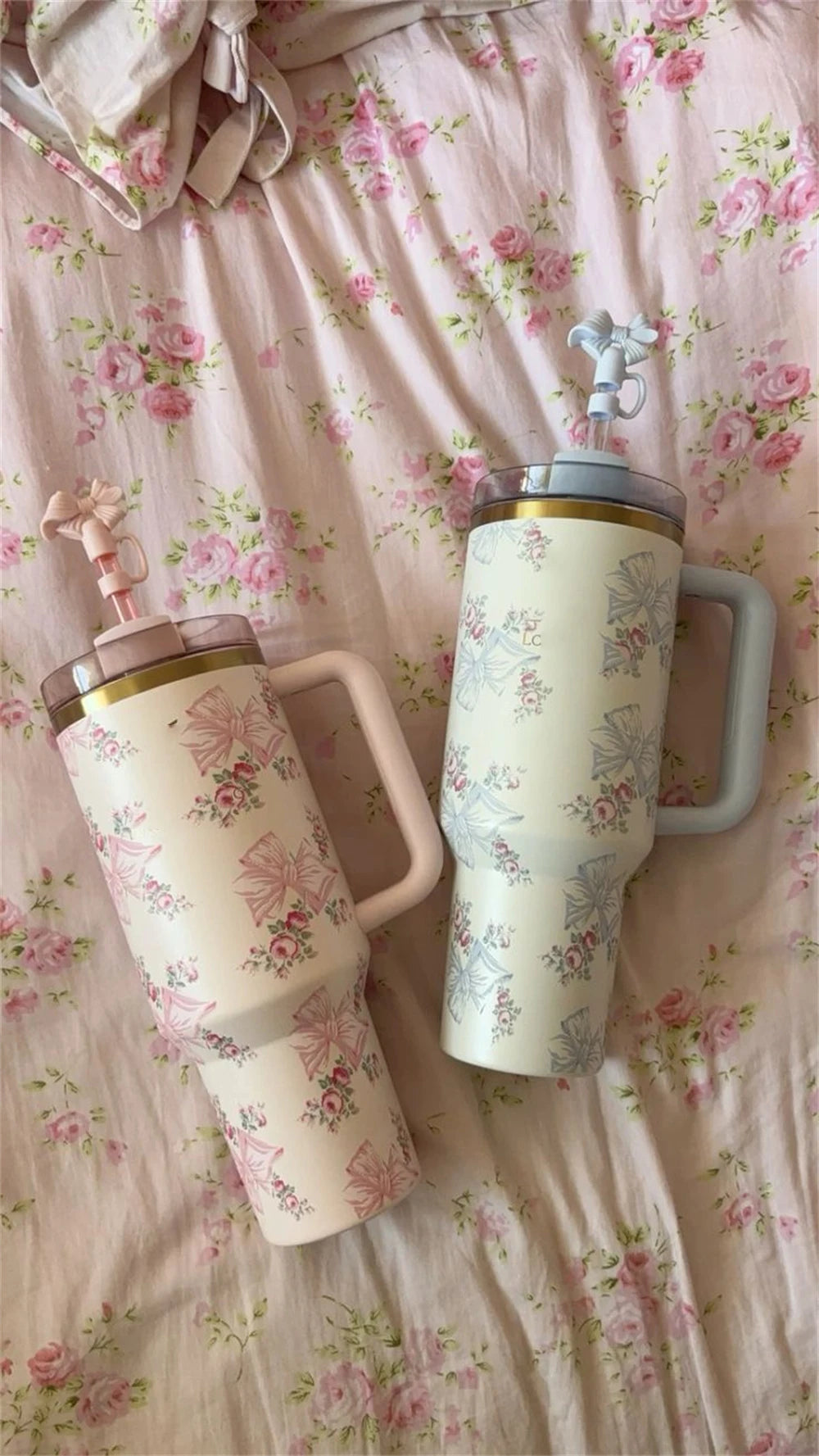 2025 Popular Tumblers With Handle Car Mugs Insulated Tumbler With Lids Straw Stainless Steel Coffee Tumbler Termos Cups