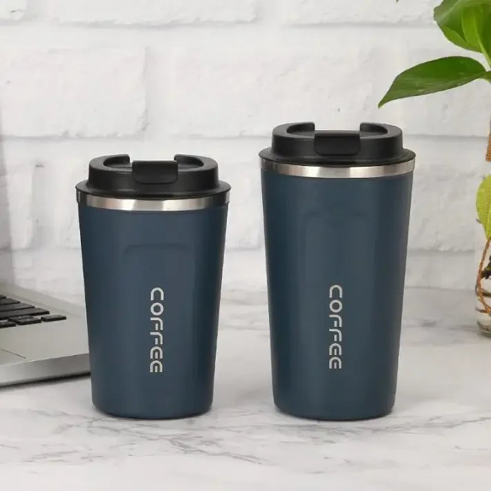 Coffee Tumbler  Double Wall Stainless Steel Insulated Travel Mug for Hot  Cold Drinks Sleek Design  Portable Outdoor Cup