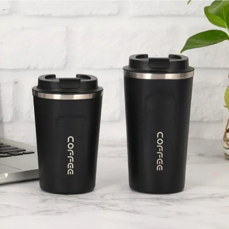 Coffee Tumbler  Double Wall Stainless Steel Insulated Travel Mug for Hot  Cold Drinks Sleek Design  Portable Outdoor Cup