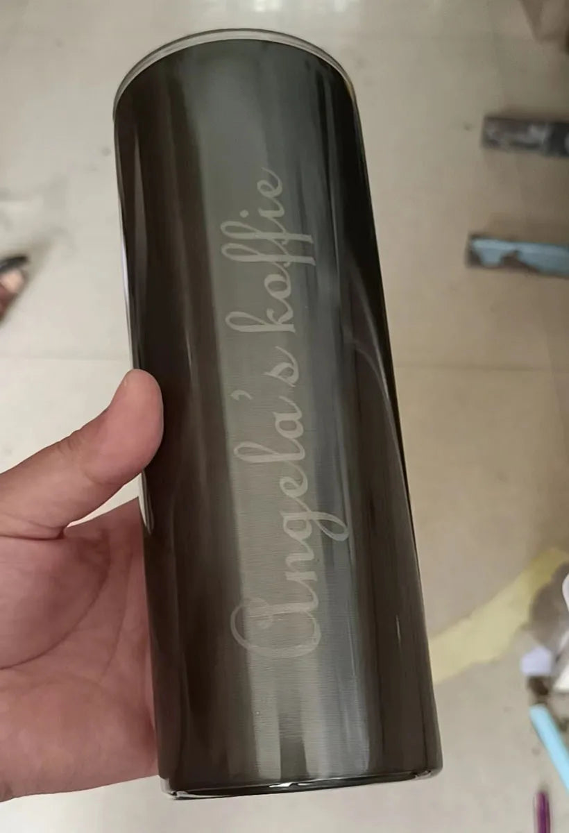 Tumblers 20 oz Skinny Straight Tumbler with Lid  Double Wall Insulated Bulk with Shrink Wrap Film for DIY Gifts