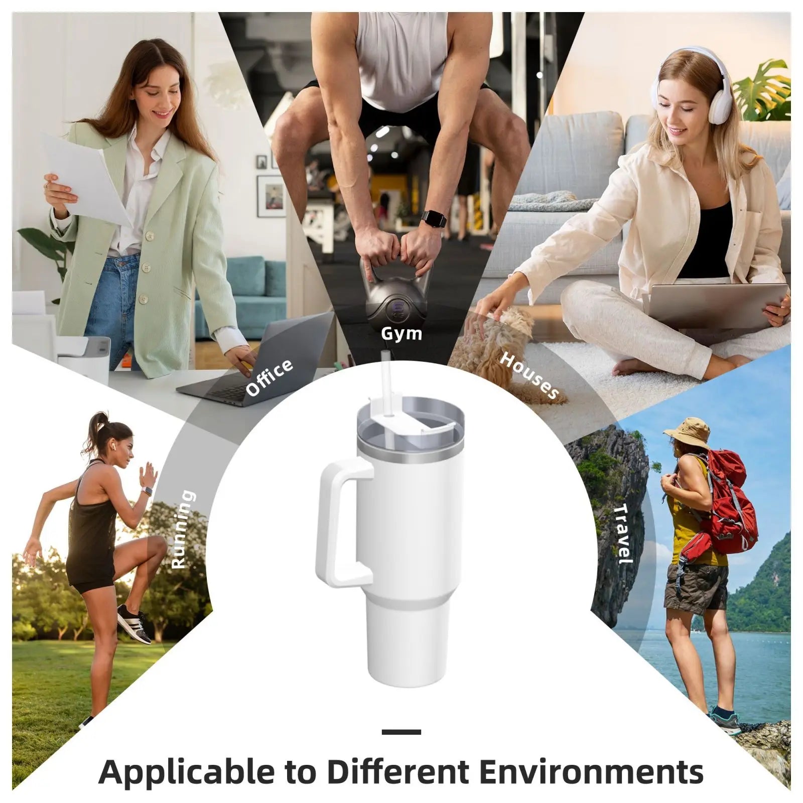 Tumbler Hot Drinks Water Bottle Portable Stainless Steel Coffee Mug A Peanuts Graphic Travel Mugs Cup